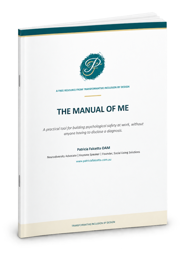 The Manual of Me — a free resource for building psychological safety and more inclusive workplaces.