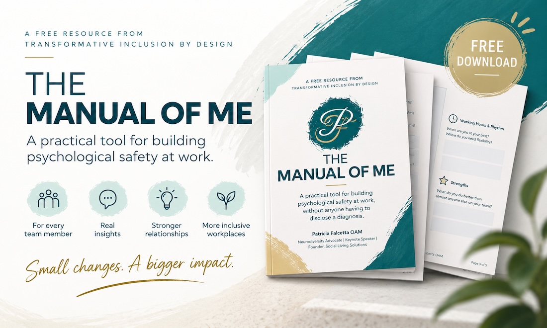 The Manual of Me — a free resource for building psychological safety and more inclusive workplaces.